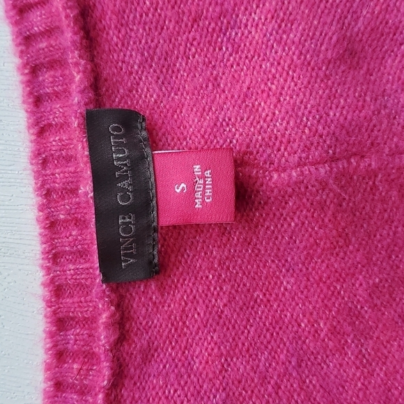 Vince Camuto Hot Pink Sweater S NWT - Picture 3 of 6